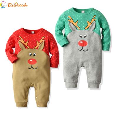 China Winter Autumn Christmas Style Long Sleeve Newborn Baby Rompers Kids Clothes Jumper Clothes Baby Overalls for sale