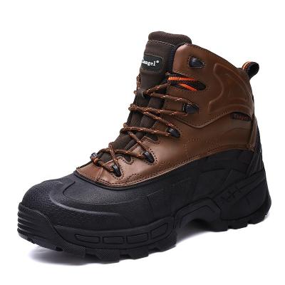 China Steel Toe Leather Protection Safety Work Boots, Puncture and Crash Proof Steel Toe Shoes, Industrial Work Boots for sale