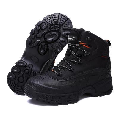 China Steel Toe Boots Heavy Duty Steel Toe Shoes Mens Safety Shoes Industrial Leather Work Shoes for Men's Boots Construction Boots for sale