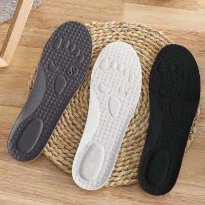 China Breathable Shock Absorption Sports Insole Foam Rubber Deformation Insoles Non Arch Support Athletic Sports Shoe Inserts for sale