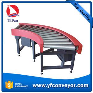 China 90 Degree and 180 Degree Roller Curve Conveyor,Motorized Bend Roller Conveyor for sale