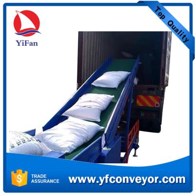 China Telescopic Movable Conveyor Belt for Container Load for sale