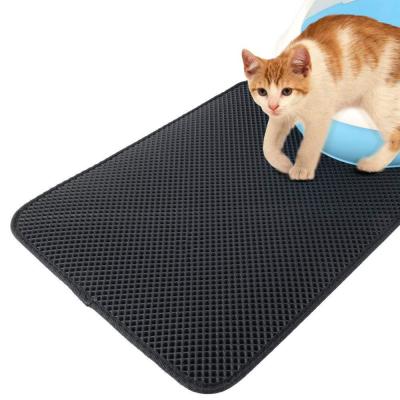 China Double-Layer Cat Litter Mat Sustainable Source Factory EVA Cat And Dog Pet Mat Hot Sale for sale