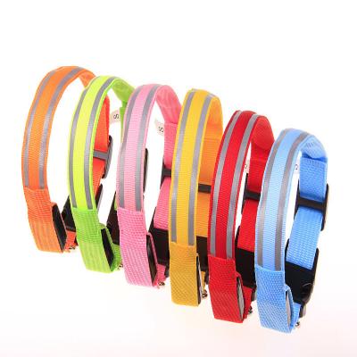 China Viable Pet Collar Dogs Net Pet Colla LED Night Pet Collar Manufacturer Direct Sales for sale