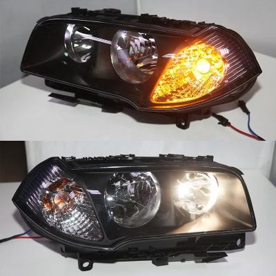 China Other For BMW X3 E83 Head Lights Front Lamp Black Housing 2004 2005 2006 Year TYC for sale