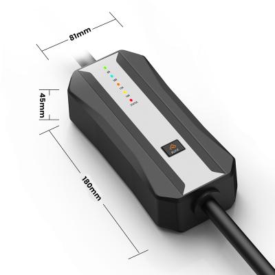 China Portable EV Charger KUAX TYPE 1 16A 32A EVSE EV Charging Station Portable Power Bank For Electronic Car for sale