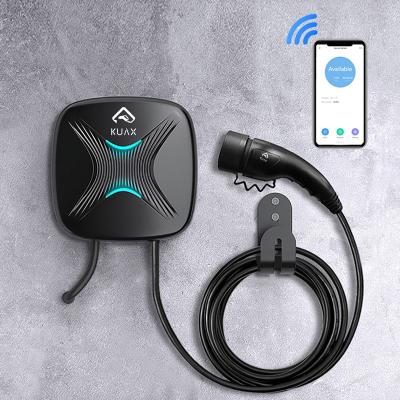 China Wallbox KUAX EV Charger Wallbox KUAX Electric Car Charging Cable Wifi APP Wallbox EV Charging Station Charger for sale