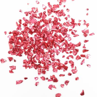 China DIY Direct Selling Color 200g27 Irregular Glass Sequin Photo Frame Nail Crushed Stone Nail Decoration for sale