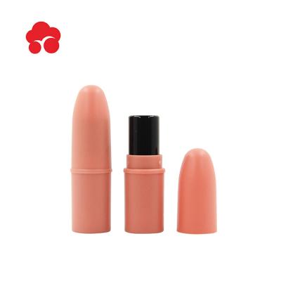 China Wholesale custom plastic cosmetic bullet shape empty lipstick tube/mini bullet shape lipstick tube for sale