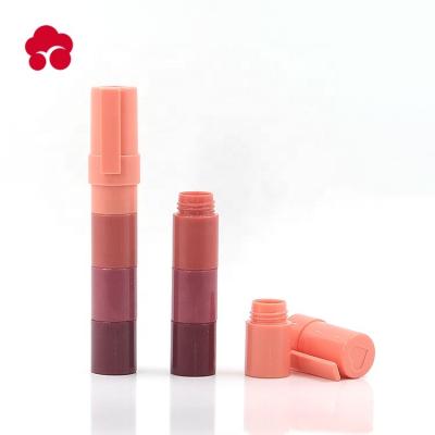 China Fashionable Mini Combination Multi Laminate Lipstick Tube / Multicolor Small Capacity Lipstick Tube for sale