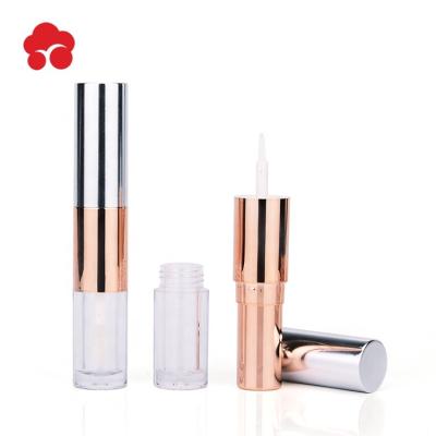 China Round shape dual use private label lipstick tube/lip gloss head tube two in one package customization for sale