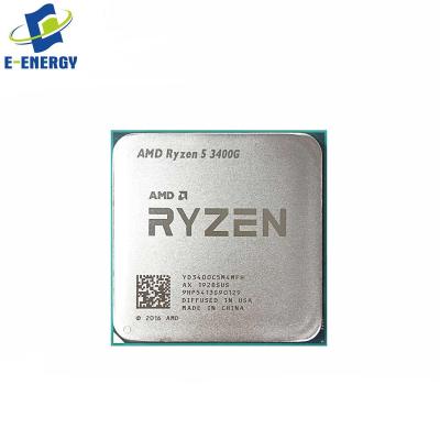 China AMD Desktop 3400G 4 Core 5 3.7 GHz Socket AM4 65W YD3400C5M4MFH YD3400C5FHBOX Desktop Processor for sale