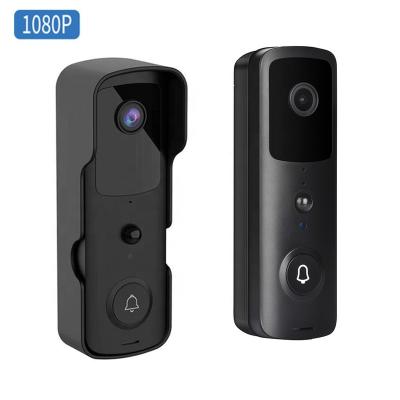 China Modern Wireless Pir Night Vision Door Phone Video Intercom Wifi Smart Doorbell Camera Fhd 1080P 720P Alarm M6 for sale