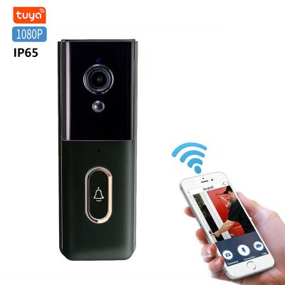 China Wifi Doorbell Double-way Intercom Stamp Inalambrico Wireless Doorbell 2022 New Doorbells Without Wire Night Vision Hd Wifi Door Phone Waterproof Ip65 Security Tuya 1080 Smart Wireless Doorbells for sale