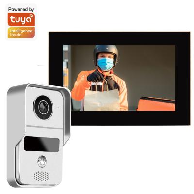 China Tuya/Smart Life for Android IOS Door Open Tuya Video Phone, Ding Dong Door Bell Doorbell, Shenzhen IP 10 Inch Door Monitor Wifi Tuya Doorbell for sale