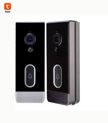 China Wireless Wifi Doorbell Double-Way Intercom Stamp Inalambrico Doorbell Wholesale Tuya Outdoor Security Camera Waterproof With Smart Wireless Wifi Ring Video Intercom Doorbell Radio for sale