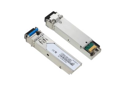 China SFP 1000BASE-BX-U BiDi 1310nm-TX/1550nm-RX 40km DOM Simplex LC/UPC SMF Optical Transceiver Module for sale