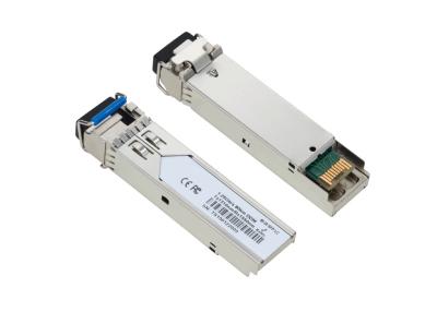 China SFP 1000BASE-BX-U BiDi 1490nm-TX/1550nm-RX 80km DOM Simplex LC/UPC SMF Optical Transceiver Module for sale