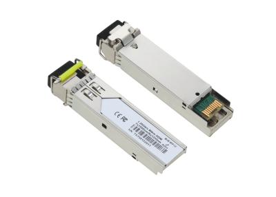 China SFP 1000BASE-BX-U BiDi 1550nm-TX/1490nm-RX 80km DOM Simplex LC/UPC SMF Optical Transceiver Module for sale