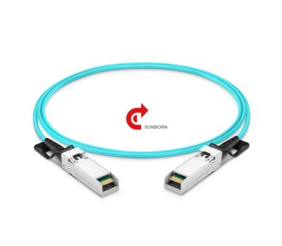 Китай 1m/3.28ft Active Optical Cable AOC OM3 SFP+ to SFP+ 10Gbps, Cisco SFP-10G-AOC1M Compatible продается