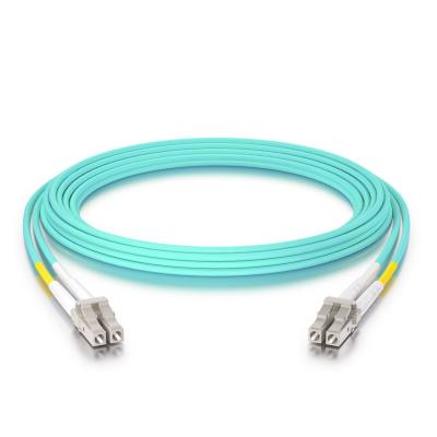 China LC to LC Duplex OM3 Multimode Fiber Patch Cable (50/125), 10G Gigabit Fiber Optic Cables, 2.0mm Fiber Optic Patch Cable for sale