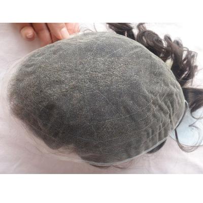 China Customized And Best Quality Mens Hair Toupee Hair Replacement System Toupee for sale