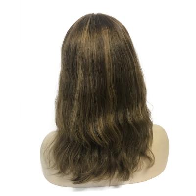 China Sheitel Brazilian Wavy Human Jewish Kosher Super Layer Wig Natural Layered Virgin Hair Wigs for sale