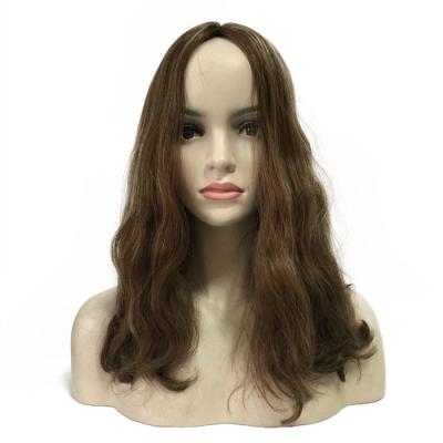 China Brazilian Wavy Unprocessed Jewish Kosher Wigs Silk Top Sheitel Hair Wig for sale