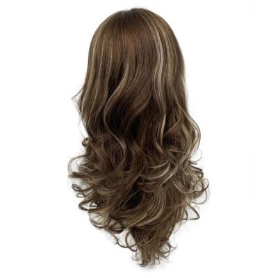 China Factory Price Density Color Lace Front Human Hair Custom Made Middle Part European Wavy European Remy Human Hair Density Color Jewish Wigs for sale