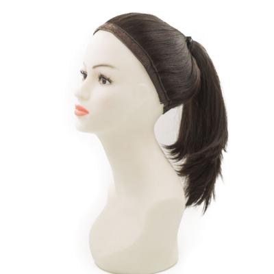 China High Quality Natural Straight Hair Wonder Wig Ponytail Jewish Jewish Wig Style For Jew for sale