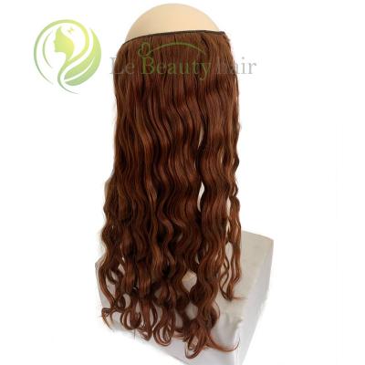 China Wholesale Silky Straight Align Virgin Hair Extensions Halo Hair Products Hair Extension Vendors For White Women for sale