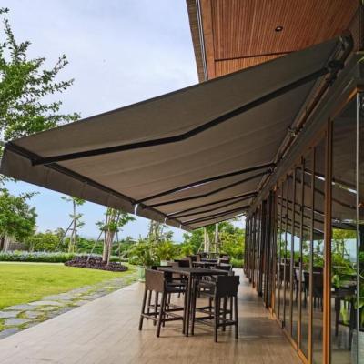 China Customized Size Anti-UV Manual And Retractable Motorized Outdoor Tent for sale