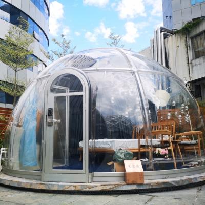 China Luxury Hotel Fireproof Waterproof Resort Camping Tent Transparent Bubble Dome Tent for sale