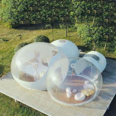 China Hot Selling Outdoor Inflatable PVC Bubble Tents Dome Igloo Bubble Tent House Clear House for sale