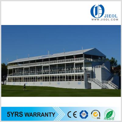 China High Quality Two Story Double Decker Aluminum Structure Marquee Tent Wind and Water Resistant with Glass Walls and Doors for sale