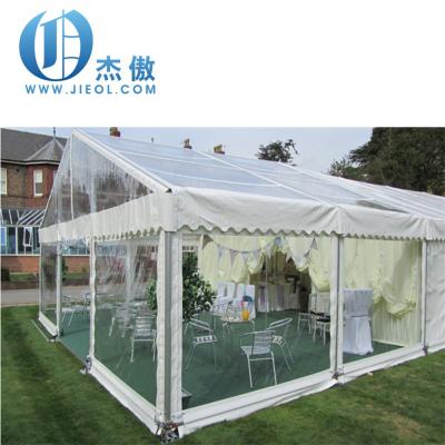 China Wedding China Supplier Clear Huge Aluminum Marquee Wedding Party Tent Clear Span Rooftop PVC Tent for sale