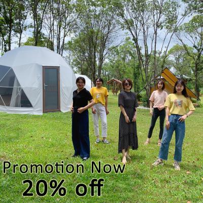 China Type Tent Tube Super September Stake Buying Festival 6m, 7m, 8m Dome Tent Geodesic Camping House With Hot Deals for sale