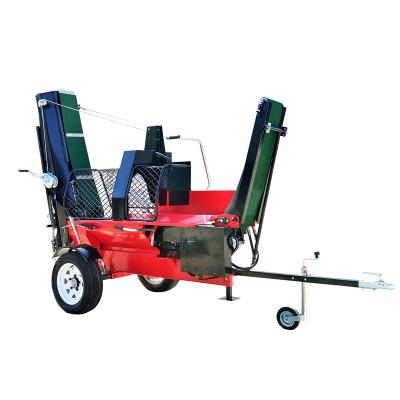 China Cutting Forestry Log Wood Waste 2020 New 20 Ton CE Approved Gasoline Log Splitter Cutter Machine Firewood Processor Wood Cutter For Timber For Sale for sale