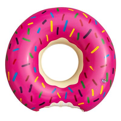 China Women Thickened PVC Donut Inflatable Children Adult Swimming Ring for sale