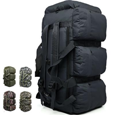 China Factory direct camouflage 90L mountaineering bag large capacity camping outdoor backpack XBF1343 for sale