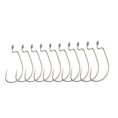 China Fishing Luya Bait Web 7316 High Carbon Steel Crank Wide Hook With Crank Barbed Hooks Hook for sale