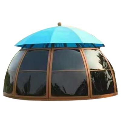 China Type Spherical Acrylic Outdoor Hotel Bubble Tent House Hotel Stake PC Stargazing Tube Crystal Panoramic Transparent Room for sale