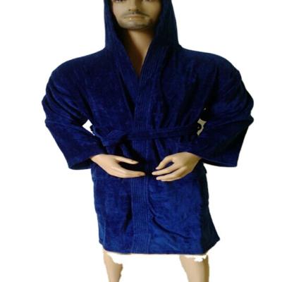 China Factory price breathable luxury hooded bathrobe for men for sale