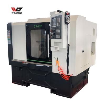 Κίνα CK46P Gang type CNC lathe angle slideway cnc slant bed lathe προς πώληση