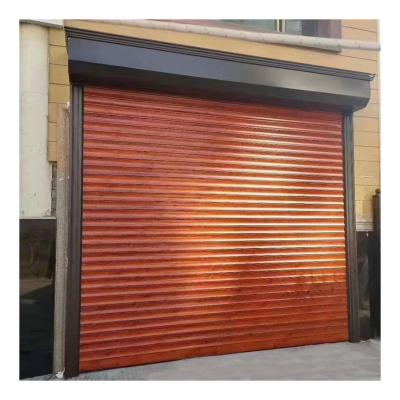 China Cheap Heat Insulation Motor Aluminum Alloy Automatic Roller Shutter Doors for sale