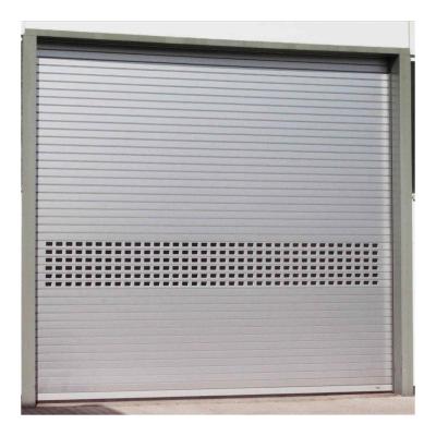 China Sound Insulation PU Rolling Shutter Foam Filled Aluminum Security Doors Series for sale