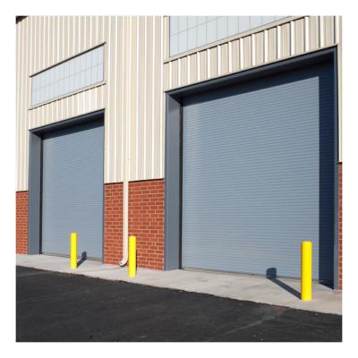 China Windproof Safety Warehouse Windproof Manual Roll Up Doors With Chain Control for sale