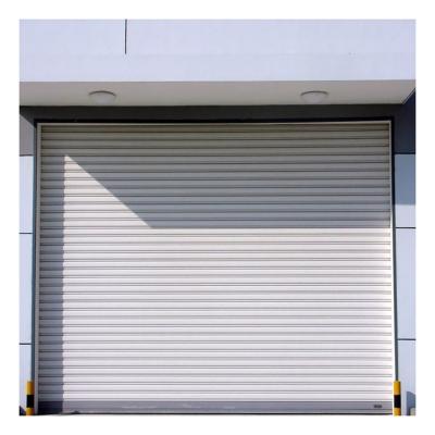 China Outdoor Windproof Security Windproof Manual Roll Up Doors for sale