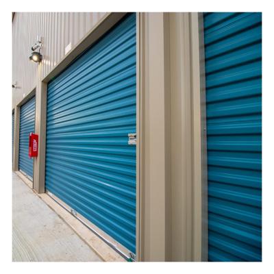 China Waterproof High Quality And Durable Manual Steel Self Storage Door Roll Up Door for sale