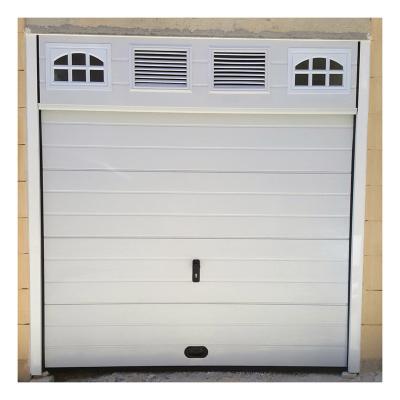 China Heat Insulation European Style Motorized Garage Steel Door With Parts for sale